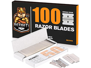 REXBETI Razor Blade Scraper Tool, Paint, Windows, Glass Stovetop Scraper