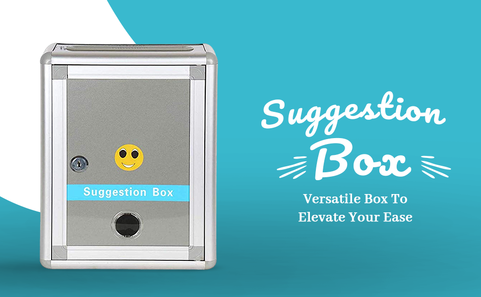 RONTENO Suggestion Box Multipurpose Letter Box1Pc (Assorted Color) (New Suggestion Box)