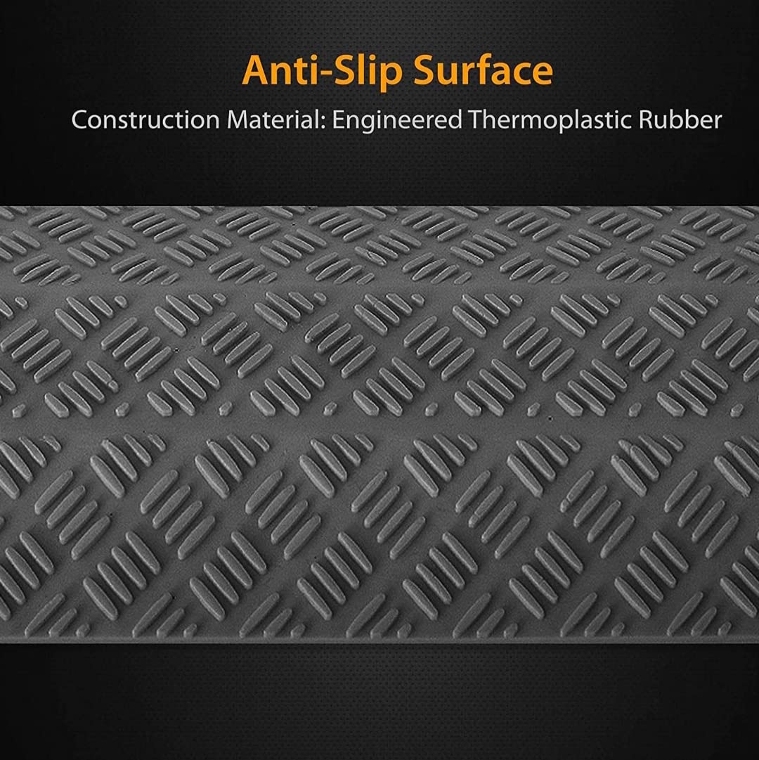 ABS INDUSTRY Heavy Duty Rubber Cable Protector Bump/Hump Speed Breaker Heavy Duty Hose Cable Track Protector Protective Cover Wires Concealer Floor Cord Cover Cord Protector Black (Small)