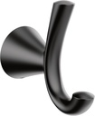 Moen YB2303BL Glyde Robe Hook, Matte Black