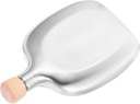 Stainless Steel Hip Flask Portable Liquor Flask Polished for Outdoor Camping and Travel Leakproof for Wine Water and Tea