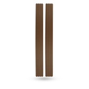 106” L x 8.6” W x 1.1” D Outdoor Composite Cladding Siding, Wall Paneling Board Siding System, Weatherproof and UV-Resistant, WPC Decorative Slat Covering (Set of 30pc) (Light Brown)