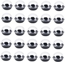 Cabilock Plastic Dessert Boxes 50pcs Dome Cake Boxes Bakery Cake Packaging Present Mousse