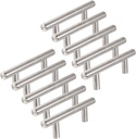 Design House Hollow Cabinet Pulls, 10-Pack, 3-Inch (76 mm) Center-to-Center Drawer Pulls, Modern Kitchen Handles, Satin Nickel, 207605