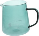 Elegant Glass Coffee Pot with Pitcher Spout Heat Resistant Portable Beverage Jug for Coffee and Tea Reusable Glass Pitcher for Stylish Serving and Gift Giving