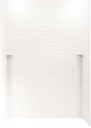 Swan STMK963662.058 Solid Surface Glue-Up 3 Panel Bathtub Wall Kit, 36-in L X 62-in H X 96-in H, Tahiti Matrix
