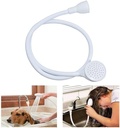 44.5in long Portable Sink Hose Faucet Sprayer,Shampoo Sprayer Handheld Hose Faucet Shower Head Spray for Bathing Baby,Pets Shower, Washing Hair,Rinsing Vegetables