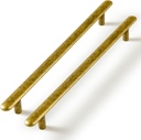 Goo-Ki Retro Antique Brass Zinc Alloy Cabinet Handles - 7.56''(192mm) Hole Center Affordable Luxury Cabinet Pull Hardware for Bedroom, Kitchen, 6 Pack