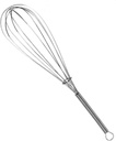 1pcs Small Stainless Steel Mixer, Household Manual Egg Beater, 5.5 in /7 in/ 8 in /12 in Multifunctional Stainless Steel Egg Beater, Baking Mixing Tool(12 in)