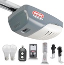Genie 3022-LED ChainMax 1000 Essentials Garage Door Opener, 140v DC Motor, Chain C-Channel Rail, with LED Lighting, Blue