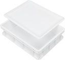 Cabilock Stackable Pizza Dough Proofing Box with Lid Bread Fermentation Container for Home and Commercial Use Versatile Kitchen Storage