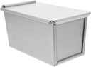 PRETYZOOM 1pc Rectangular Bread Mold with Lid Toast Box for Household Baking Kitchen Supplies Baking Tray for Toast and Bread Making Style
