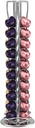 For Nespresso Carousel Holds 40 Capsules, Ninyoon OriginalLine Pod Storage Beautiful Pod Holder Coffee Bean Dispenser Storage Rack Holder, 360 Degree Rotation, Elegant