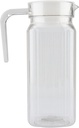 Clear Acrylic Water Pitcher with Lid, Unbreakable Beverage Container, 800ML Capacity, Handle for Tea, Juice, Coffee