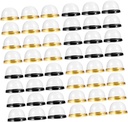 100pcs Egg Yolk Cake Box Round Cupula for Macarons Small Dessert Baking Accessories Light Weight and Easy to Carry