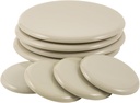 SuperSliders 4703095N Reusable Heavy Furniture Moving Sliders Kit for Carpet Medium and Xlarge, 7" and 3-1/2" Bonus Pack (8 Pieces)