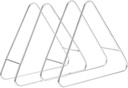 2 Pcs Triangle Coaster Holder Tissue Rack Multifunctional Plate Display Stand for Kitchen Dining Table Sturdy Organizer for Coasters Tissue Storage Home Decor