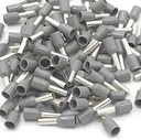 Rpi mağazası - 4 SQMM (E4009) Wire Ferrules Copper Crimpches,Wire Crimping Tool Kit,I Broken Pin End Terminal, Color Gray Pack of 100 Adets