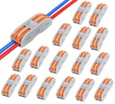 Nyamah Sales Wire Clippers, Universal Connection Terminals, Devre Inline Splices Electricups, Quick Connect & Freely Assemble Electric Splicing Kit for Compact (2In 2 Out, 12)