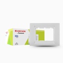 Panasonic Roma Classic 8 Modül Yatay Tresa Glossy White Plate for Switch Board (Beyaz, 30384WH-PKK 2) 2) 2)