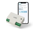 AZIOT 4 Node Smart Switch - Wifi / Bluetooth Communication - Made in India - Timer Function - Voice command (4 Node)