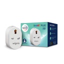 Wipro 16A Wi-Fi Enerji İzlemesi ile Akıllı Eklenti - Geysers, Mikrodalga Ovens, Hava Durumcular ( Alexa ve Asistan ile Çalışma)- Beyaz Beyaz Beyaz