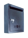 Mail Box Letter Box for Home and Gate Wall Mount Box Black (Size 11 * 9 * 3 inç)