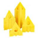 FDKJEJC 36 Painters PiramitStands - Paint Üçgen Stands,Paint Stands for Picture,Mini Cone Paint Stands for Jesse and Door Rise Risers Support (20)