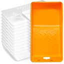 Mister Rui 4 Perfect Paint Tray and Liners, Small Paint Pan with Liners