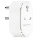 Zebronics ZEB-SP116, Smart Wi-Fi Plug Asistan & Alexa ile uyumlu, Destekler Upto 16A'ya Destekler ve Özel Denetim ve Enerji İzlemesi ile Geliyor.