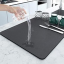 Pano | Büyük Su Absorbent Utensil Kuru Mat | Ev için Anti-Slip Mutfak Aksesuarları | Lavabo için Organiz Mat, Yemek Masa & Gemi (40x 60 cm)