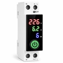 Blackt Electrotech BT74NVF 63A Wi-Fi Circuit Breaker with Over-Volt, Current Protection & Energy Metering Remote Control, Timer, & Power Watch | Smart Life, Alexa (With Dispaly)