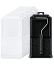 Bates- 4 inç Paint Tray Set, 22 adet, 1x 4 inç Paint Roller Tray, 20x Exclusive Plastik Liners & 1x Roller Frame