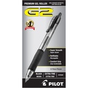PILOT G2 Ekstra Fine Point Black Gel Ink Pens, Dozen Box, 31002