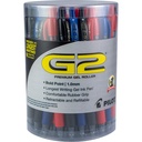 PILOT G2 Premium Gel Pens, Bold Point 1.0mm, Black / Blue / Red Ink, 36