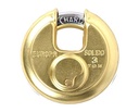 Europa P370BM Disk Pad Lock | Yüksek Hassasiyet 11-Pin Dimple Key Technology | Brass Final | Sertleştirilmiş Anti-Cut Shackle | Rustproof Paslanmaz Çelik Vücut | Heavy Security Lock | 1 Paket