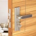 Günlük Kullanım için LAPO Güçlü Kapı Kilit | 45x45mm Lock Body | 60mm Silindir | Fits 30-50mm Kapı Kalınlık | Sol Kapı Açılışı için Tasarlanmış | 3 Brass Keys | Matt Final | 3 Yıl Garanti | CY-303