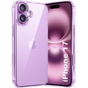 GiftKart Ultra-Hybrid Crystal Clear Back Case Cover for iPhone 17 | Şok edici Tasarım | Hard Back Cover Case for iPhone 17 (PC & Atari, Mix)