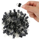 OWLKELA 120 Pack Binder Clips, 5/8 inç, Black