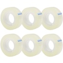 OWLKELA 6 Rolls Say Label Refills, Clear, 0.7" x 1000"
