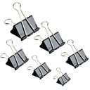 Binder Clips Kağıt Ekran Filmis Paper Binder Assorted Dimensions (Black)