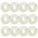 OWLKELA 12 Rolls Say Label Refills, Clear, 0.7" x 1000"