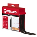 VELCRO Brand Sticky Back Hook ve Ring Fasteners, 30 Ft Tape Roll, Black