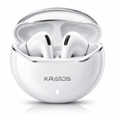 Kratos TW02 Ear Buds, 60H Playtime, Gürültü Isolation & Clear Calls, Bluetooth Earbuds with Bluetooth V 5.3 & with Type C Fast Şarj, IPX5 TWS Earphones