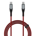 bo At Type C to C 65W Hızlı Şarj Kablosu 480 Mbps Data Transfer, Tangle-Free Cable in Premium Maske Braided Design (Martian Red)