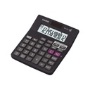 Casio MJ-12D 150 Adımlar Kontrol ve Doğru Masaüstü Finansal Hesap, Black