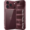 GiftKart Ultra-Hybrid Crystal Clear Back Case Cover for iPhone 18 Pro / 17 Pro | Şok edici Tasarım | Kamera Koruma Bump | Hard Clear Back | Bumper Cover Case (PC & Atari, Mix)