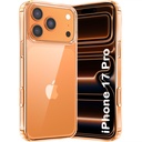 GiftKart Ultra-Hybrid Crystal Clear Back Case Cover for iPhone 17 Pro | Şok edici Tasarım | Hard Back Cover Case for iPhone 17 Pro (PC & Atari, Mix)