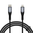 bo At Type C to Aydınlatma Kablo 27W Hızlı Şarj | 480 Mbps Data Transfer | 1.2 m (3.9 ft) Mükemmel Kablo uzunluğu | Premium Askılı | Dayanıklı & Tangle-Free | Silikon Tie (Carbon Black)