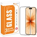 OpenTech® Askeri-Grade Tempered Glass Ekran koruyucusu, iPhone 17 ile Edge Coverage - Case Friendly, Anti-scratch ve Bubble ücretsiz yükleme seti (6.3 Inches) için uyumlu